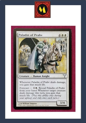"Paladin Of Prahv" - Magic The Gathering Card - Knights vs Dragons