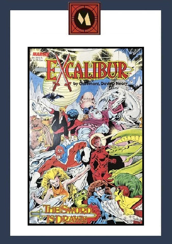 Excalibur: The Sword is Drawn TPB - Marvel Comics - 1988 - 3rd Print