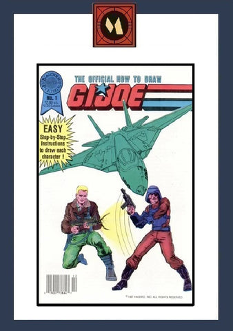Official "How To Draw" G.I. Joe #1 - Blackthorne Publishing - 1987