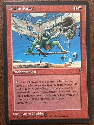 "Goblin Kites" - Magic The Gathering Card - Fallen Empires