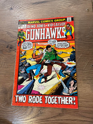 Gunhawks #1 - Marvel Comics - 1972 -  1st Reno Jones & Kid Cassidy