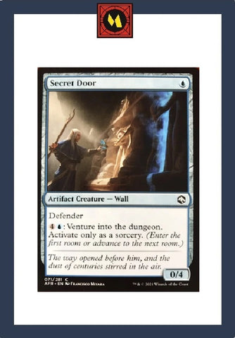 "Secret Door" x4 - Magic The Gathering Card - AFR - 4-Card Playset