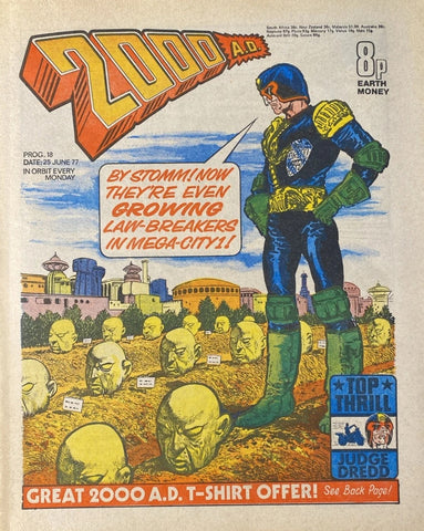2000AD Comic - Prog #18 - 25th June 1977