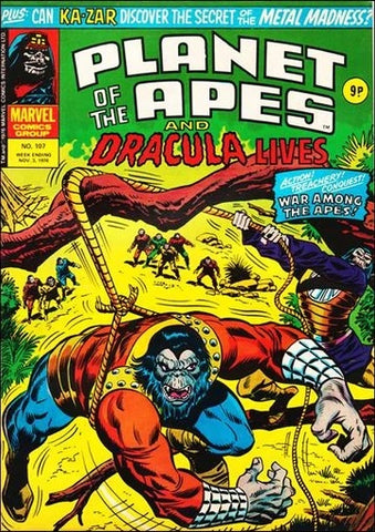 Planet of the Apes #107 - Marvel Comics / British - 1976