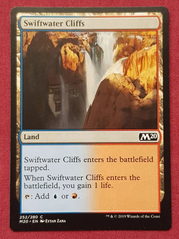 "Swiftwater Cliffs" - Magic The Gathering Card - M20