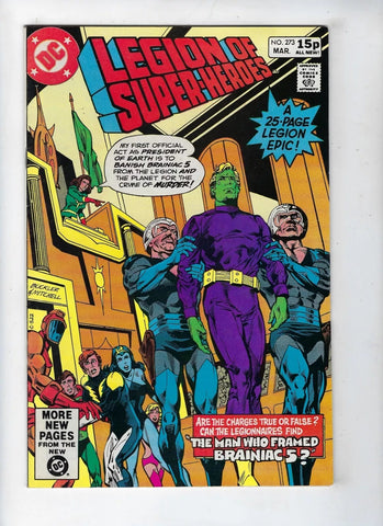 Legion Of Super-Heroes #273 - DC Comics - 1981