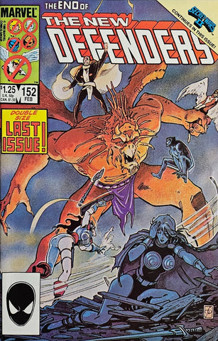 New Defenders #152 - Marvel Comics - 1985 - Final Issue!