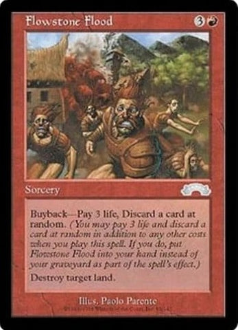 "Flowstone Flood" - Magic The Gathering Card - Exodus
