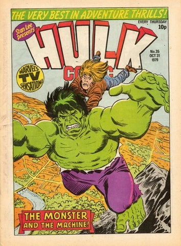 Hulk Comic #34 - Marvel Comics/British - 1979
