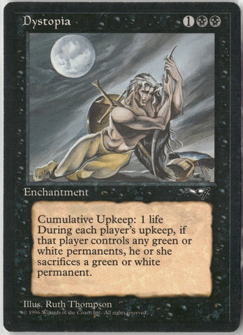 "Dystopia" - Magic The Gathering Card - Alliances