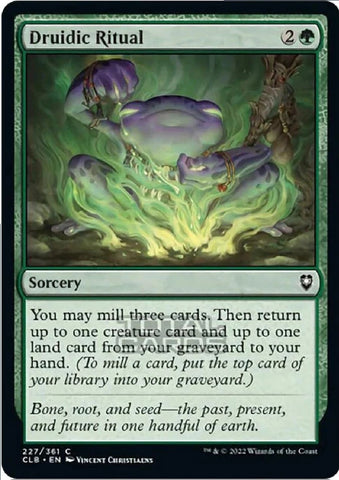 "Druidic Ritual" x4 - Magic The Gathering Card - CLB - 4-Card Playset