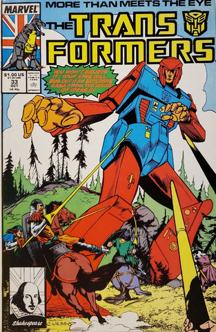 The Transformers #33 - Marvel Comics - 1988