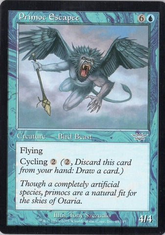 "Primoc Escapee" -  Magic The Gathering - Legions