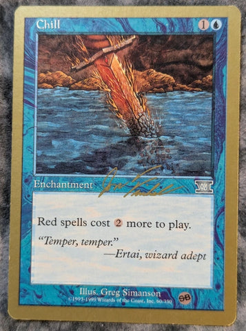 "Chill" - Magic The Gathering - Brussels 2000 Gold Border