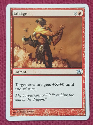 "Enrage" - Magic The Gathering Card - 9th Edition