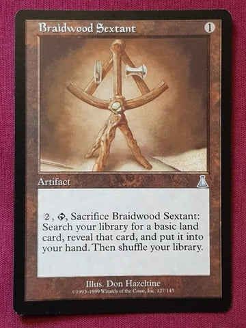 "Braidwood Sextant" - Magic The Gathering - Urza's Destiny