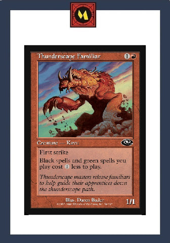 "Thunderscape Familiar" x4 - Magic The Gathering - Planeshift - 4-Card Playset