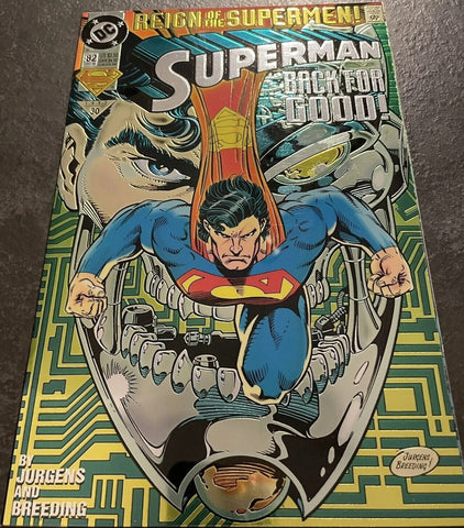 Superman #82 - DC Comics - 1983 - Chromium Foil Cover