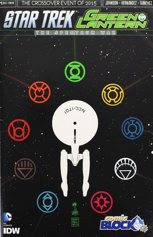 Star Trek/Green Lantern: Spectrum War #1 - IDW / DC - 2015 - Comic Block Excl.