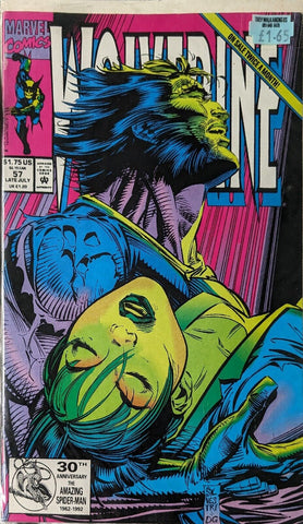 Wolverine #57 - Marvel Comics - 1992