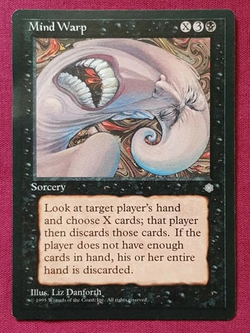 "Mind Warp" - Magic The Gathering Card - Ice Age - 4-Card Playset