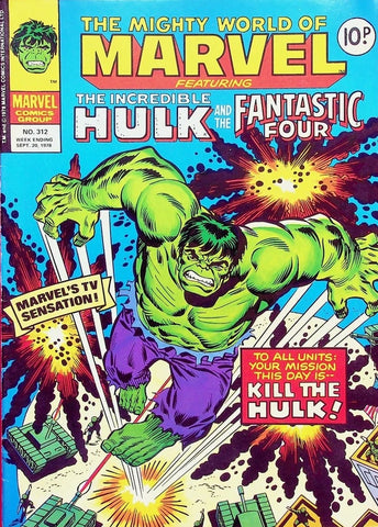 Mighty World of Marvel #312 - Marvel / British - 1978