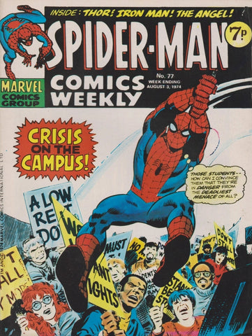 Spider-Man Comics Weekly #77 - Marvel Comics - 1974