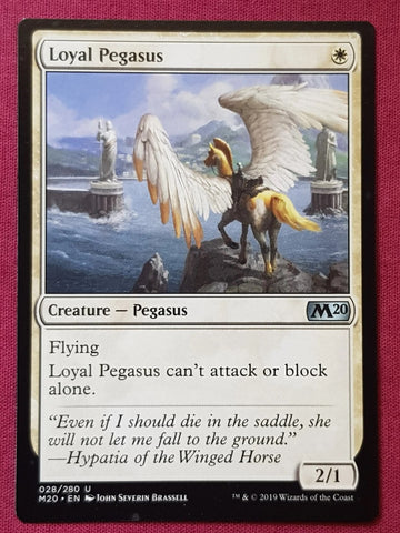 "Loyal Pegasus" x4 - Magic The Gathering Card - M20 - 4-Card Playset