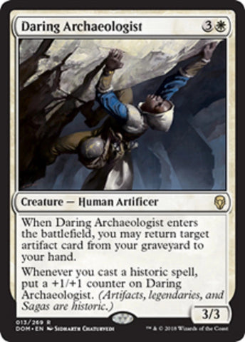 "Daring Archaeologist" - Magic The Gathering Card - Dominaria