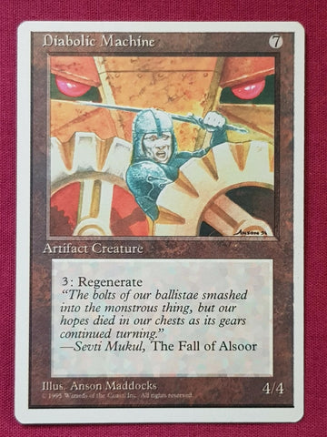 "Diabolic Machine" x4 - Magic The Gathering Card - 4th Edition - 4-Card Playset