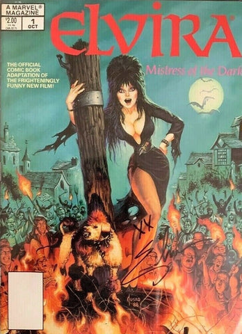Elvira Mistress of The Dark Magazine #1 - Marvel Comics - 1988