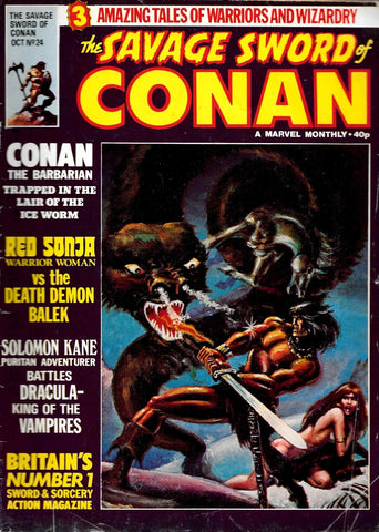 Savage Sword of Conan Magazine #24 - Marvel - 1979