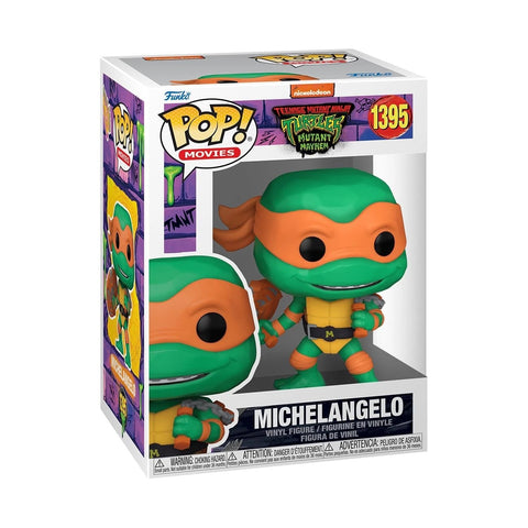 Funko Pop! TMNT Mutant Mayhem Michelangelo #1395 Vinyl Figure