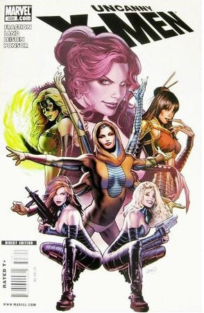 Uncanny X-Men #508 - Marvel Comics - 2008 - Greg Land Cover