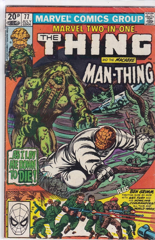 Marvel Two-in-One #77 - Marvel Comics - 1981