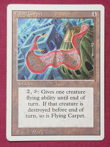 "Flying Carpet" - Magic The Gathering Card - Revised