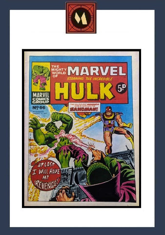 Mighty World of Marvel #66 - Marvel Comics / British - 1974