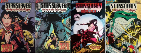 Starslayer: Log of the Jolly Roger #16 - #19 - First Comics - 1984