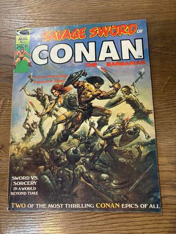 Savage Sword of Conan #1 - Curtis Magazines - 1974