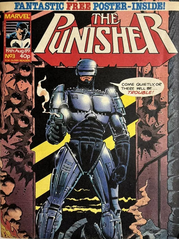 The Punisher #3 - Marvel Comics / British - 1989 - No Poster
