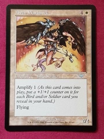 "Aven Warhawk" - Magic The Gathering Card - Legions