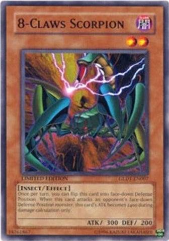 8-Claws Scorpion GLD1-EN007 - Yu-Gi-Oh! Card