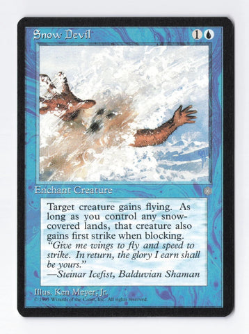 "Snow Devil" x4 - Magic The Gathering Card - Ice Age - 4-Card Playset