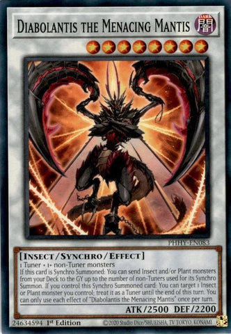 "Diabolantis" PHHY-EN083 - Yu-Gi-Oh! - 3x Cards Playset - Photon Hypernova