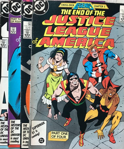 Justice League America #258 - #261 (RUN of 4x Comics) - DC - 1987