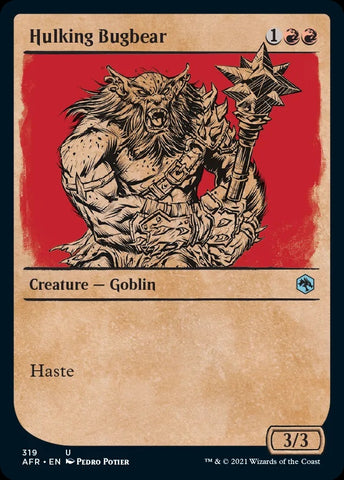 "Hulking Bugbear" - Magic The Gathering Card - AFR Showcase