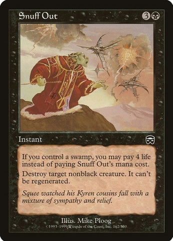 "Snuff Out" - Magic The Gathering Card - Mercadian Masques