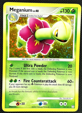 "Meganium" 13/123 - Pokémon Card