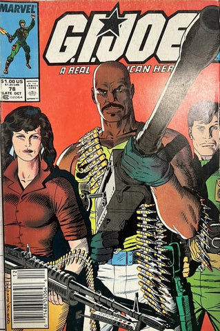 G.I. Joe #78 - #85 (RUN of 8x Comics) - Marvel Comics - 1988/89