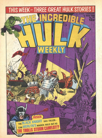 Hulk Comic #54 - Marvel Comics/British - 1980